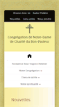 Mobile Screenshot of ndcbonpasteur.org